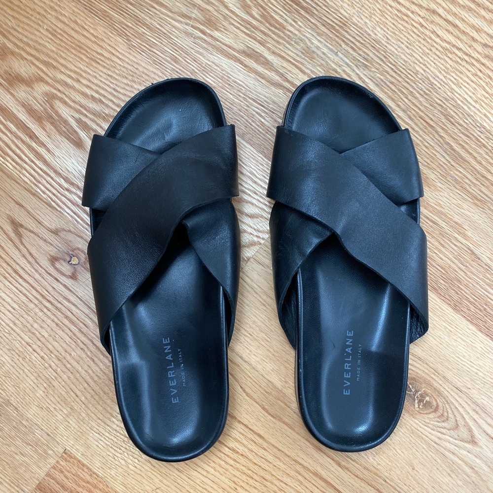 Everlane Cross Strap Sandals